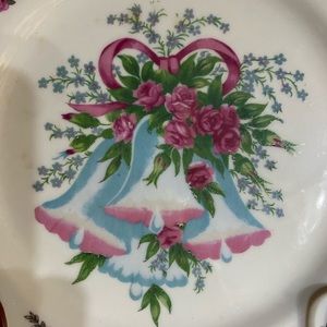 Vintage Dining - Vintage happy anniversary plate decorative Vintage Dining - Vintage happy anniversary plate decorative